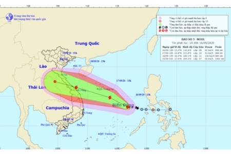 Bão số 5 có khả năng mạnh thêm, cảnh báo mưa lớn diện rộng ở Thanh Hóa