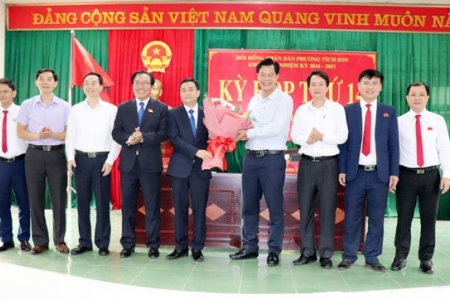 Vĩnh Yên: UBND phường Tích Sơn có tân Chủ tịch