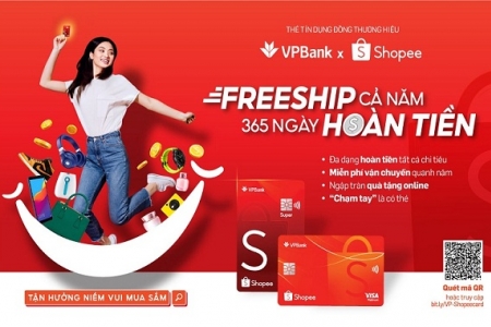 Shopee hợp tác với VPBank và Visa ra mắt “Thẻ tín dụng VPBank Shopee”