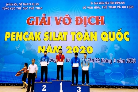 Phú Thọ giành 5 huy chương tại Giải vô địch Pencak Silat toàn quốc năm 2020