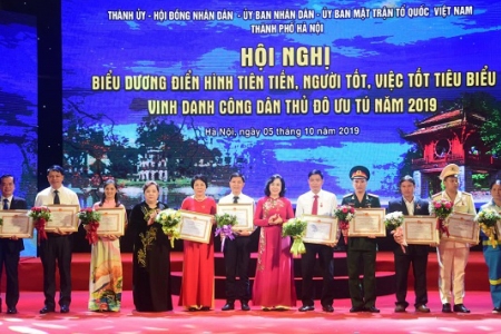 Hà Nội: Tặng thưởng danh hiệu "Công dân Thủ đô ưu tú" năm 2020 cho 10 cá nhân