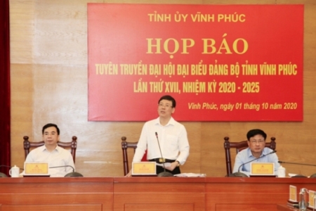 Vĩnh Phúc: Sẵn sàng tổ chức Đại hội Đảng bộ tỉnh lần thứ XVII, nhiệm kỳ 2020 – 2025