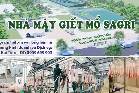 Nhà máy giết mổ gia súc Sagri - công nghệ châu âu tại TP.HCM