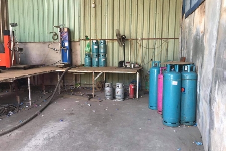 Hải Phòng: Phát hiện cơ sở sang chiết gas trái phép nằm tromg Cảng Lê Quốc
