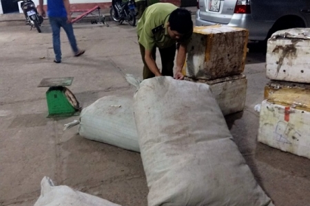 Thu giữ gần 500kg thuốc bắc không rõ nguồn gốc