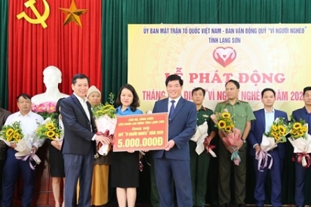 Lạng Sơn: Phát động Tháng cao điểm “Vì người nghèo” năm 2020