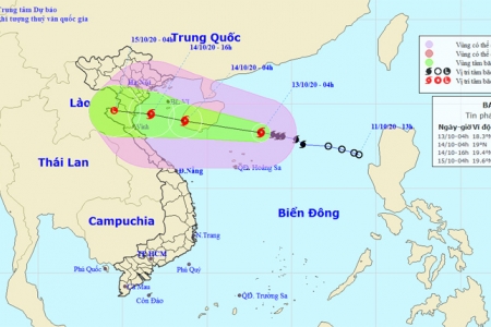 Miền Bắc mưa lớn do ảnh hưởng của bão số 7