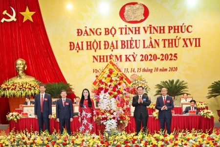 Đại hội đại biểu Đảng bộ tỉnh Vĩnh Phúc lần thứ XVII: Xác định 4 nhiệm vụ trọng tâm và 3 khâu đột phá