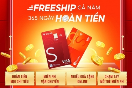 Thêm nhiều ưu đãi mùa mua sắm cuối năm cùng VPBank và Shopee