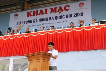 Vĩnh Phúc: Hấp dẫn với trận đầu khai mạc giải bóng đá hạng Ba quốc gia 2020