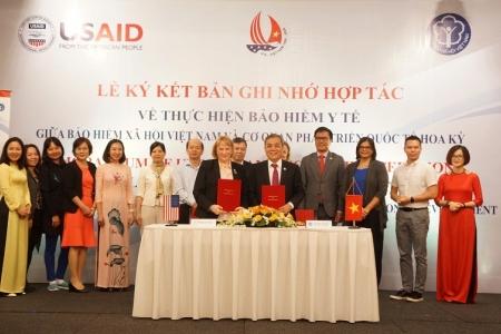 BHXH Việt Nam và USAID ký Bản ghi nhớ hợp tác hỗ trợ thực hiện chính sách bảo hiểm y tế