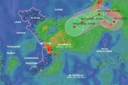 Gần Biển Đông lại xuất hiện cơn bão mới