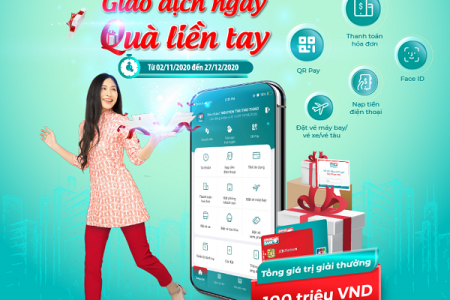 “Giao dịch ngay - Quà liền tay” với Kienlongbank Mobile Banking