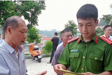 Công an huyện Cao Lộc (Lạng Sơn): Làm tốt công tác tuyên truyền, phổ biến, giáo dục pháp luật tới người dân