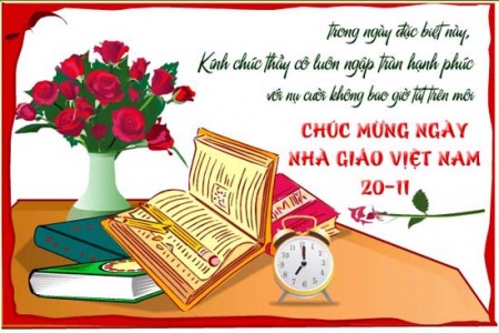 Tuyển tập những lời chúc dành tặng thầy cô ngày 20/11 hay và ý nghĩa nhất