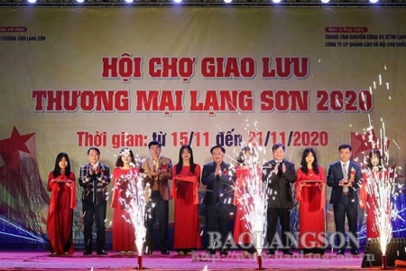 Lạng Sơn: Khai mạc Hội chợ giao lưu thương mại năm 2020