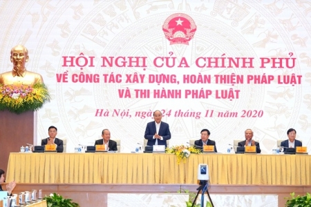 Hội nghị của Chính phủ về hoàn thiện và thi hành pháp luật