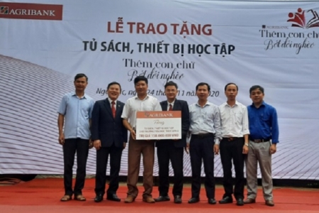 Agribank Thanh Hóa triển khai chương trình “Thêm con chữ, bớt đói nghèo"