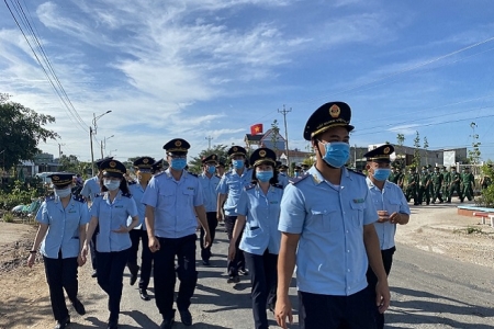 Ngành Hải quan tuyên tuyền công tác phòng chống ma túy tại cửa khẩu Bình Hiệp (Long An)