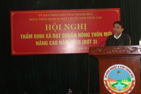 Thanh Hóa: Thẩm định 5 xã đạt chuẩn nông thôn mới nâng cao đợt 3, năm 2020