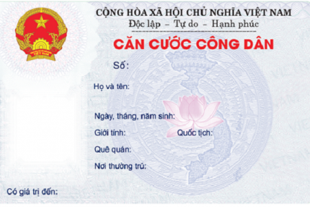 Thủ tục cấp, đổi, cấp lại thẻ căn cước công dân gắn chíp