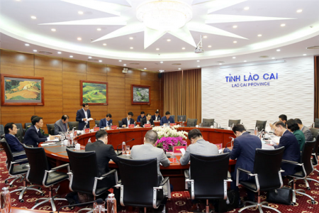 Đoàn công tác của Bộ ngoại giao làm việc với lãnh đạo tỉnh Lào Cai