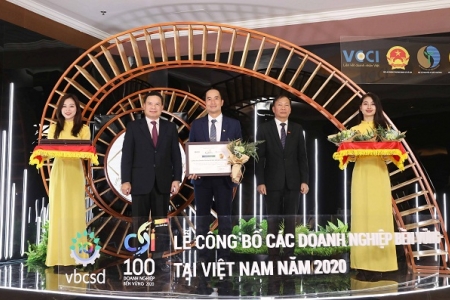 Hòa Bình - Top 10 Doanh nghiệp bền vững Việt Nam 2020