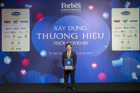 VISSAN vinh dự lọt Top 50 Thương hiệu dẫn đầu do Tạp chí Forbesa Việt Nam công bố