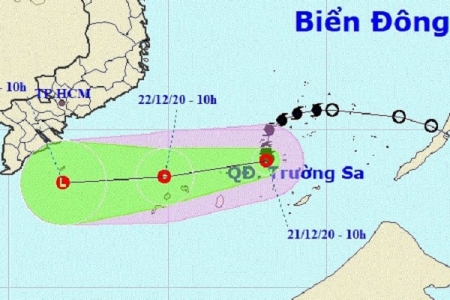 Bão số 14 suy yếu thành áp thấp nhiệt đới