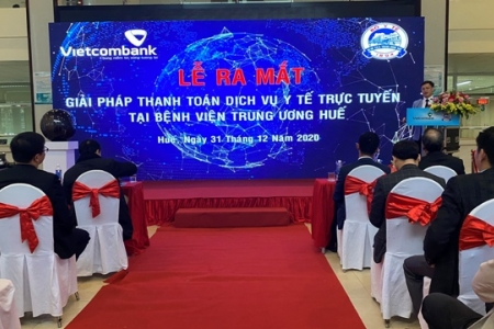 Bệnh viện Trung ương Huế- Ra mắt 'Giải pháp thanh toán dịch vụ y tế trực tuyến'