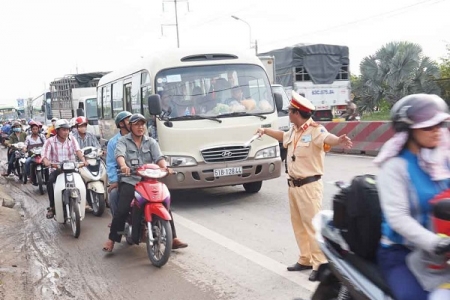 Đảm bảo trật tự an toàn giao thông sau kỳ nghỉ Tết Nguyên đán Canh Tý 2020