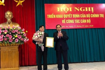 Nghệ An có tân Bí thư Tỉnh ủy 44 tuổi