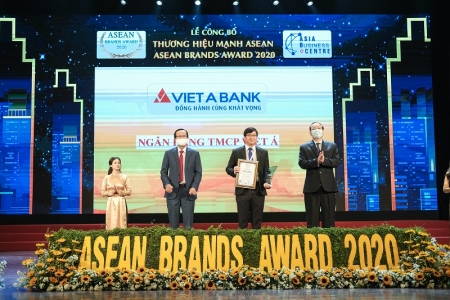 VietABank vinh dự nhận giải thưởng Thương hiệu mạnh ASEAN