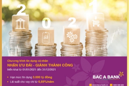 Nhận ưu đãi tín dụng từ BAC A BANK, Khách hàng sẵn sàng đón thành công