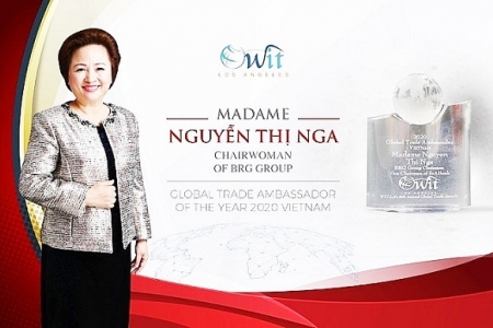 Chủ tịch Tập đoàn BRG - Madame Nguyễn Thị Nga được tôn vinh Đại sứ Thương mại toàn cầu 2020