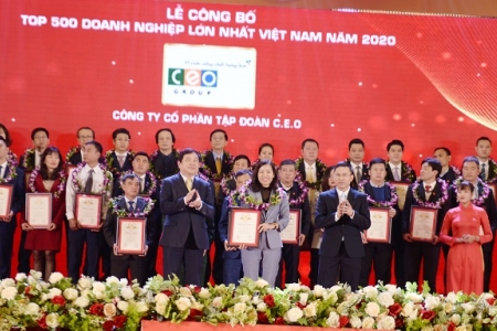 Tập đoàn CEO được vinh danh trong Top 150 Doanh nghiệp tư nhân lớn nhất Việt Nam 2020