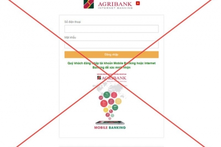 Agribank cảnh báo các trang điện tử giả mạo lừa đảo khách hàng