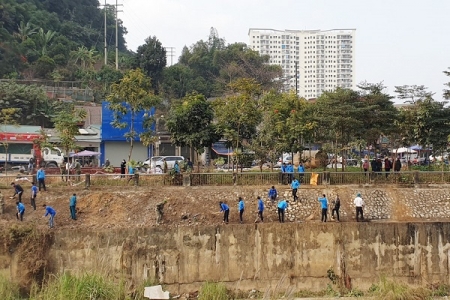 Lào Cai: Ra quân thực hiện xây dựng thành phố “Sáng- xanh – sạch – đẹp”