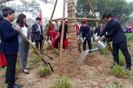 Vĩnh Tường (Vĩnh Phúc): Phát động phong trào “Tết trồng cây đời đời nhớ ơn Bác Hồ”