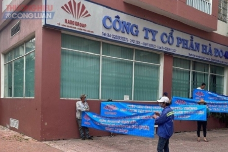 TP.HCM: Nhiều nhà thầu, người lao động có nguy cơ mất Tết vì Công ty CP Hà Đô 45 nợ tiền công?