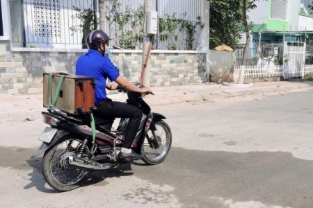 Bình Dương: Phát loa di động tuyên truyền phòng, chống dịch Covid-19