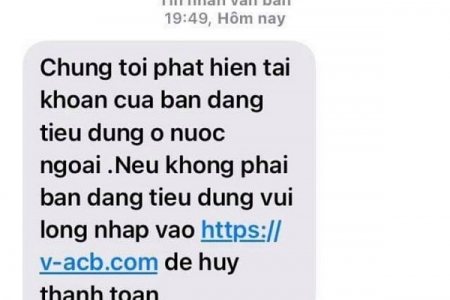 Cảnh báo trò lừa đảo tin nhắn mạo danh ngân hàng để chiếm đoạt tiền