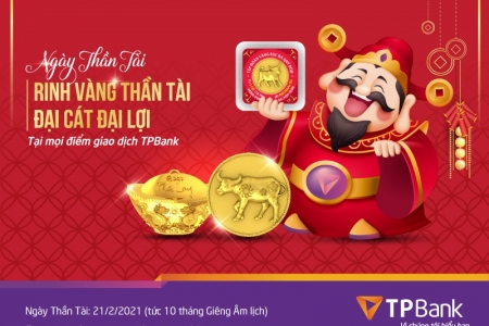 Săn vàng Kim Ngưu, rước lộc đầu năm cùng TPBank