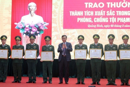 Quảng Bình: Trao thưởng cho các cá nhân, tập thể về thành tích chống tội phạm ma túy