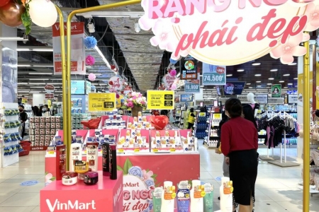VinMart/VinMart+ khuyến mãi khủng lên đến 50% hàng trăm sản phẩm làm đẹp trong dịp 8/3