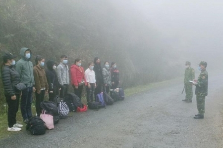 Hà Giang: Xử lý 10 công dân nhập cảnh trái phép