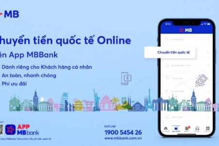 MB ra mắt sản phẩm Chuyển tiền quốc tế Online trên App MBBank