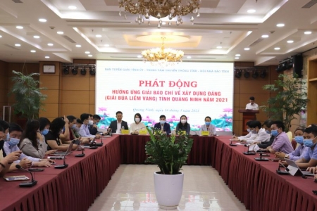 Quảng Ninh: Phát động hưởng ứng Giải báo chí về xây dựng đảng 2021