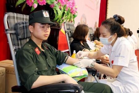 Yên Bái: Ngày hội hiến máu tình nguyện huyện Yên Bình năm 2021