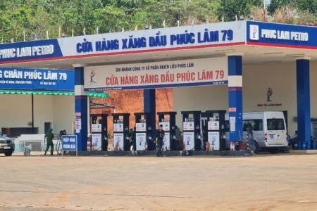 Bình Phước: Công an phong tỏa cây xăng Phúc Lâm 79 tại Quốc lộ 14